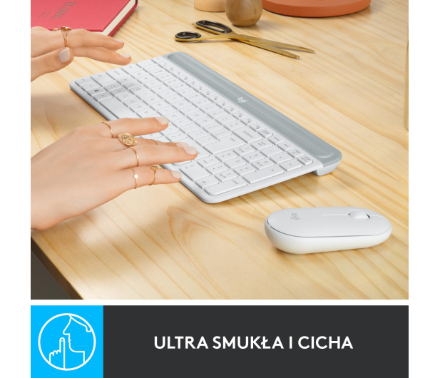 LOGITECH MK470 Wireless Offwhite - 625245 - zdjęcie 8